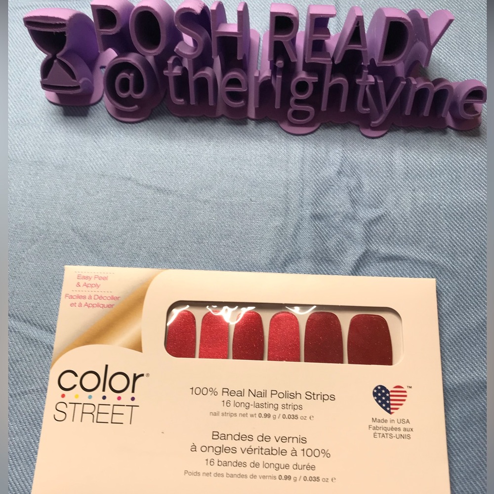 Color Street Red Nail Polish Strips